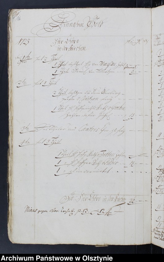 image.from.unit.number "Kirchen Rechnung über Einnahme und Ausgabe"