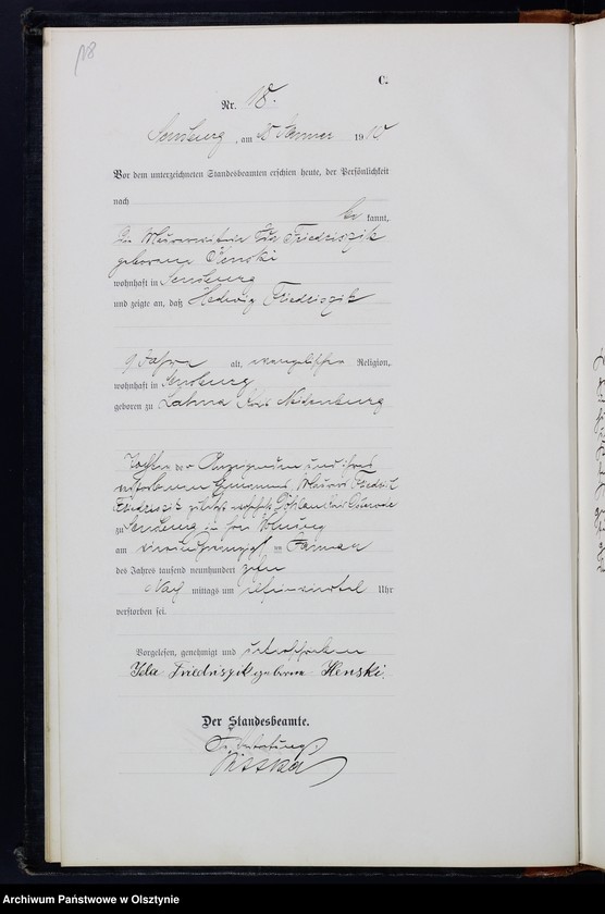 image.from.unit.number "Sterbe-Haupt-Register Nr 1 -215"