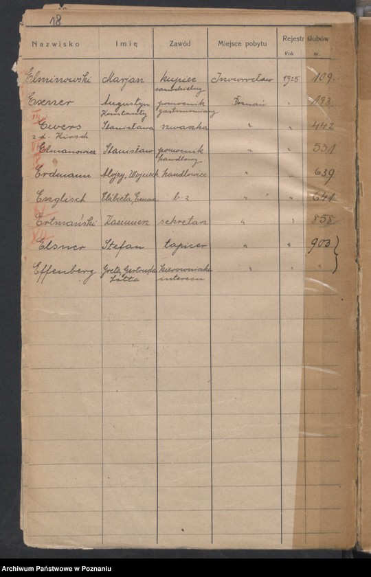 image.from.unit.number "Spis alfabetyczny małżeństw za 1925"