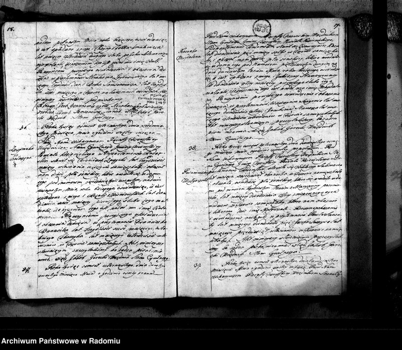 image.from.unit.number "Tczów 1814 [Duplikat akt urodzonych, zaślubionych i zmarłych]"