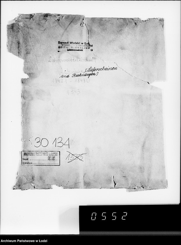 Obraz 4 z jednostki "Lebensmitteleinkauf. Aufträge, [Lieferscheinen und Rechnungen] 18421-18480"