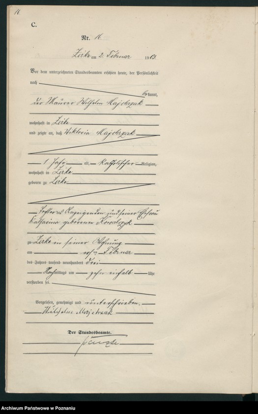 Obraz 19 z jednostki "Sterbe-Haupt-Register"