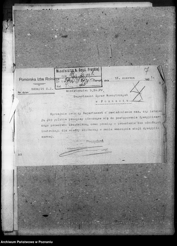 Obraz 11 z jednostki "Sprawy osobowe dyscyplinarne sprawy"