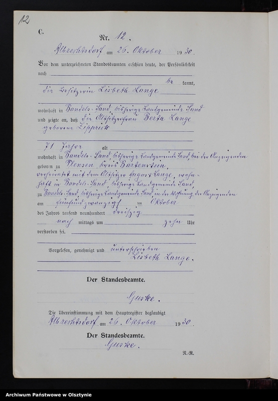 image.from.unit.number "Sterbe-Neben-Register Nr 1 - 14 [ Księga zgonów - wtóropis ]"