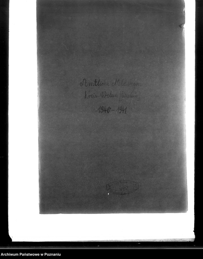 Obraz 4 z jednostki "Amtliche Meldungen Kreis Welun (Wieluń)"