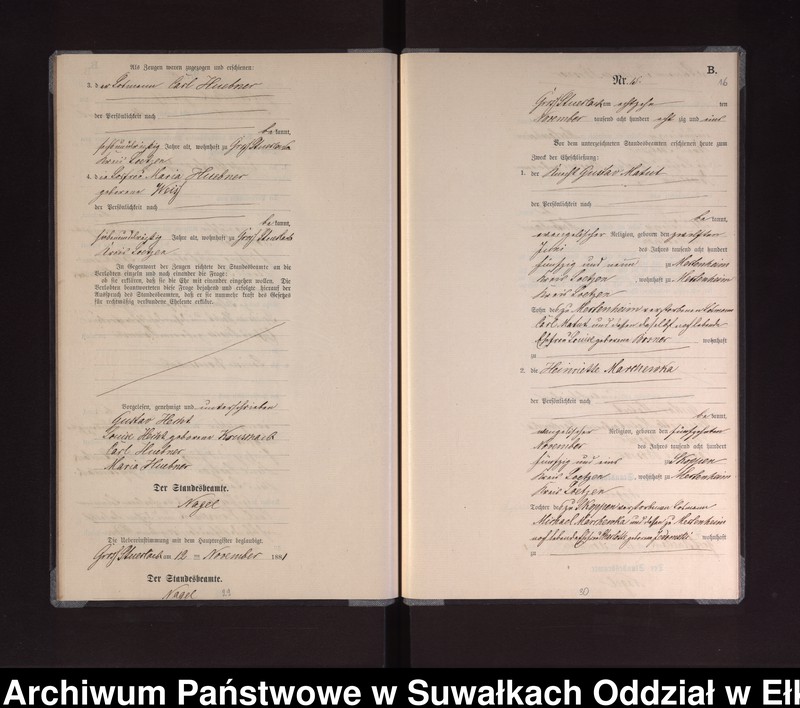 image.from.unit.number "Heiraths-Neben-Register des Preussischen Standes-Amtes Gross Stüerlack Kreis Loetzen"