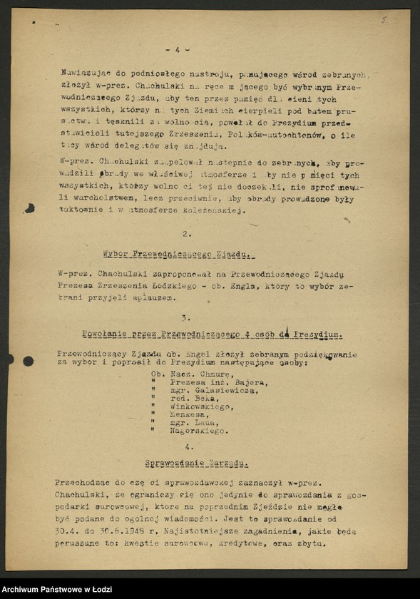 Obraz 6 z jednostki "Związek Zrzeszeń Prywatnego Przemysłu Włókienniczego; protokół z Walnego Zjazdu Delegatów, sprawozdanie [z działalności, wykaz przedsiębiorstw]"