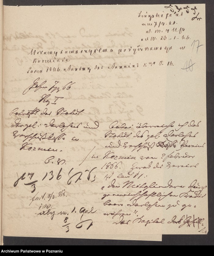 image.from.unit.number "Briefwechsel mit dem Oberpräsidenten, dem Ministerium des Innern und der Regierung betr. die allgemeine politische Lage"