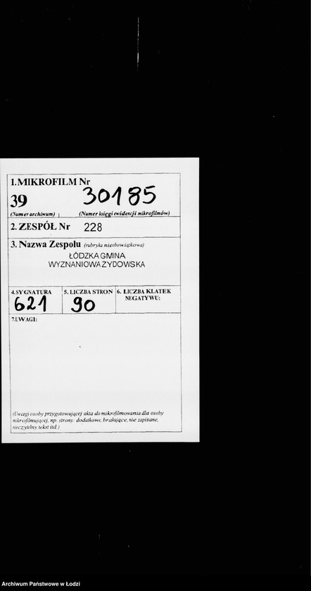 Obraz 2 z jednostki "Rejestr poborczy"