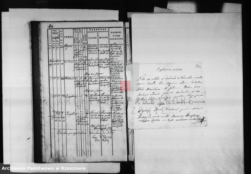 image.from.unit.number "Księga małżeństw , urodzeń i zgonów - Krasne - urodzenia - 1844 - 1857, małżeństwa - 1846 - 1872, zgony 1847 - 1863"