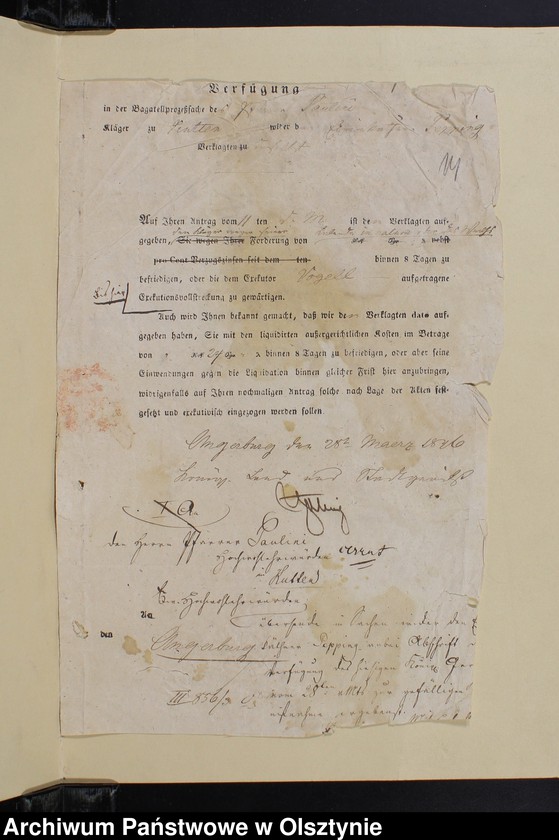 image.from.unit.number "Kataster der Gebäuder 1784-1875. Streitsache 1846 J. Beschreibung der Dörfer zuständige in Kirchspiel Bruchstück. 1850"