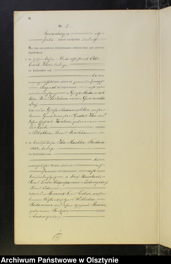 image.from.unit.number "Heirats-Neben-Register Nr 1 - 14"