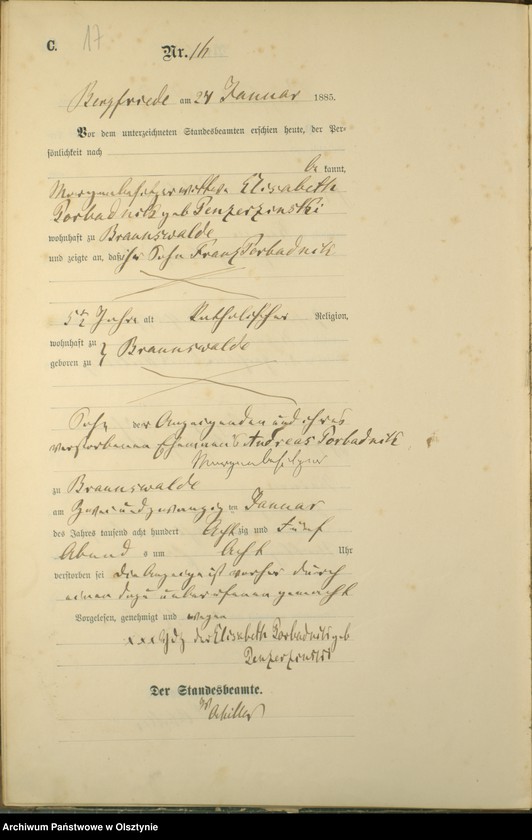 image.from.unit.number "Sterbe-Haupt-Register Nr 1 - 114"