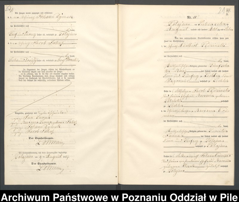 Obraz 13 z jednostki "Księga małżeństw"