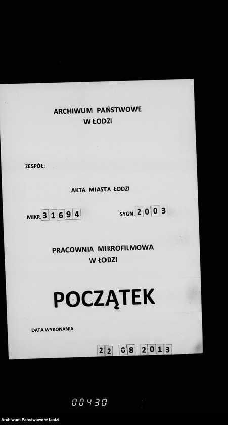 Obraz 1 z jednostki "O perepiske netrebujuščej dal´nejšago proizvodstva"