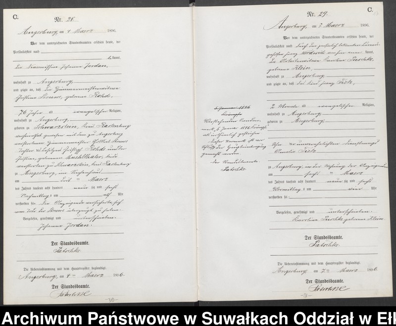 image.from.unit.number "Sterbe-Neben-Register des Preussischen Standes-Amtes Angerburg Kreis Angerburg"