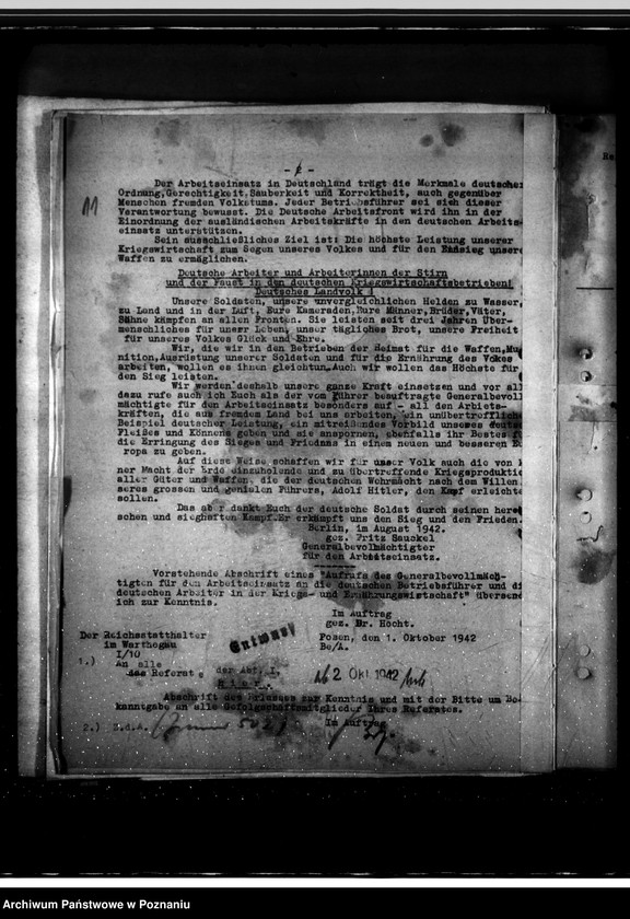 Obraz 14 z jednostki "Rundschreiben des Reichsstatthalters"