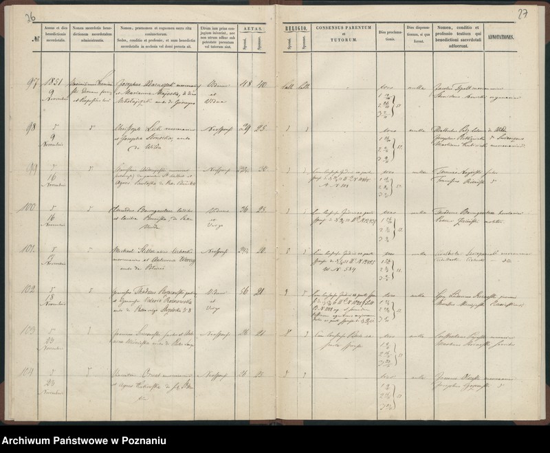 Obraz 16 z jednostki "Księga małżeństw"
