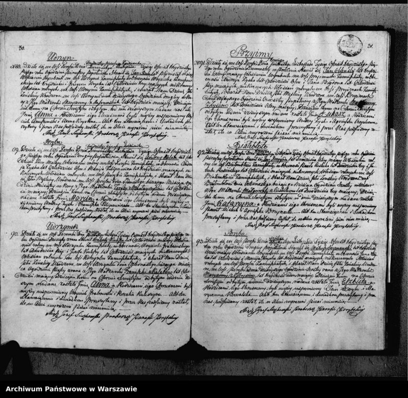 image.from.unit.number "Akta urodzeń, małżeństw i zgonów"