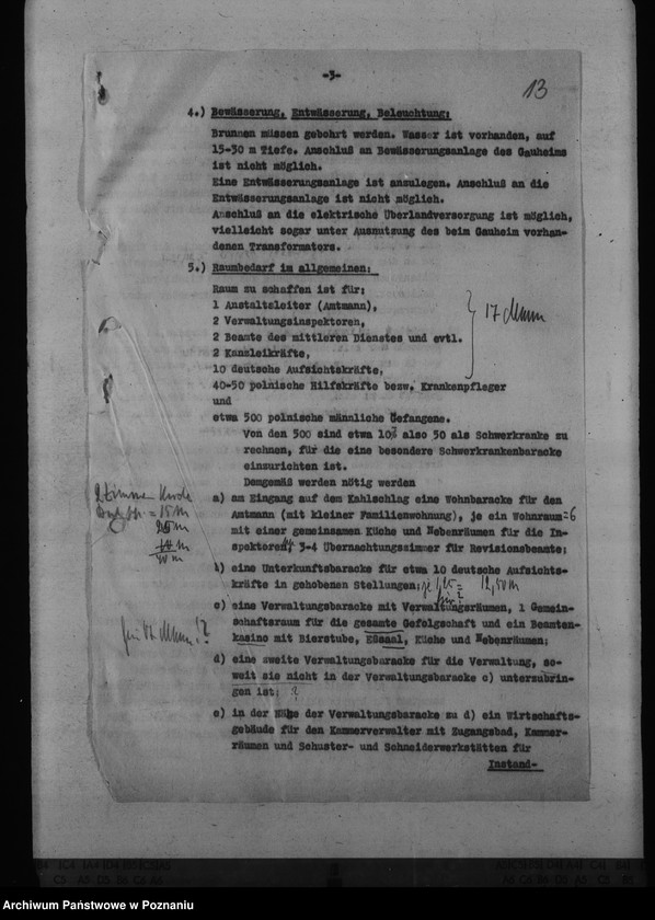 Obraz 16 z jednostki "Zakład dla chorych na gruźlicę w Gostyninie - plany założenia"