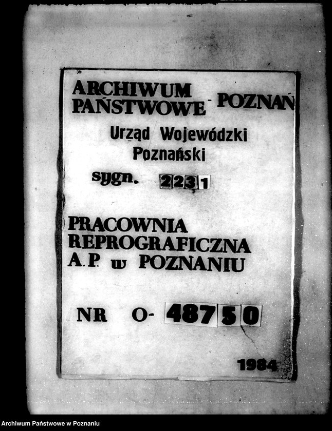Obraz 1 z jednostki "Parcelacja majątku Góra-Parzęczew"