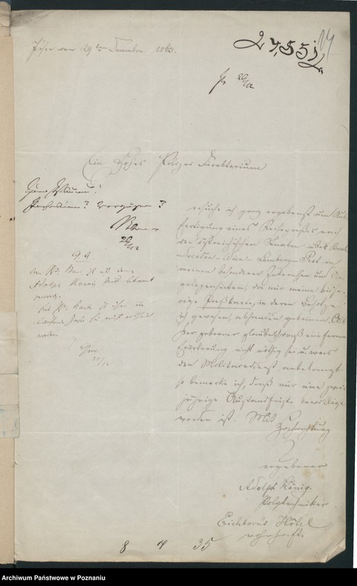 Obraz 17 z jednostki "A. betr. Leon Kotowski, Stud. phil. aus Breslau"