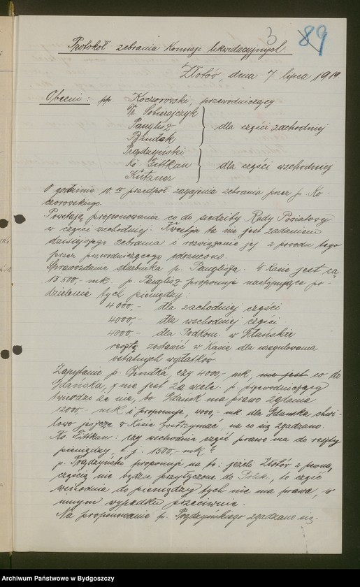 image.from.unit.number "[Rada Ludowa na powiat złotowski - część wschodnia] Wiece i zebrania. Założenie Rad Ludowych"