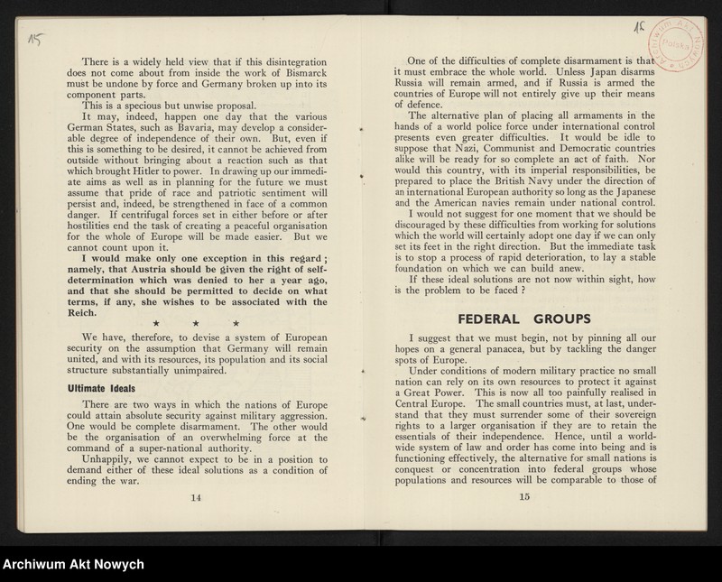 Obraz 11 z jednostki ""Allied War Aias" by Sir Walter Layton (Broszura wydana przez "News Chronicle Publication")"
