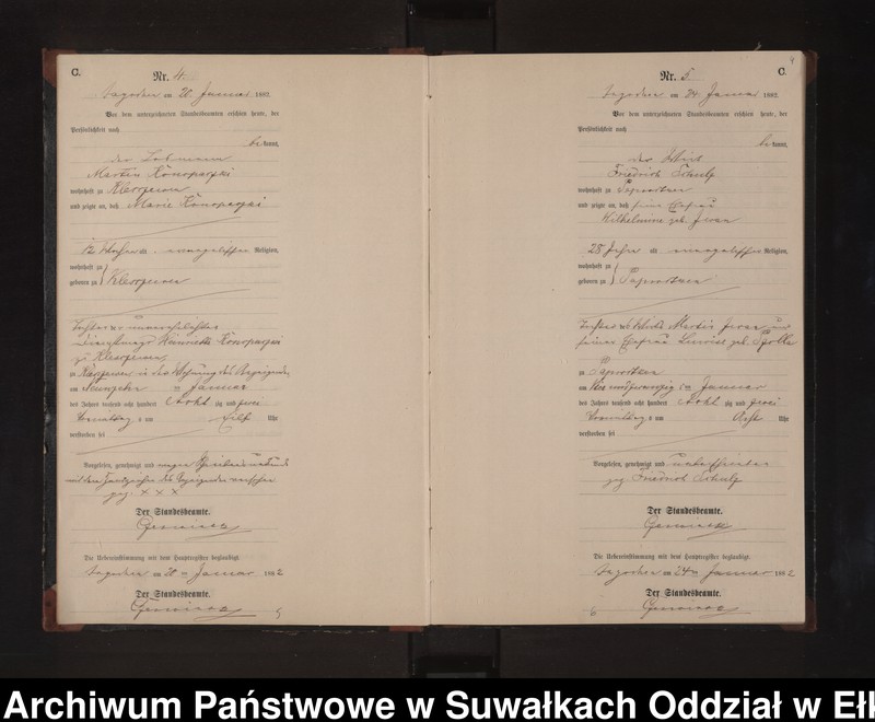 image.from.unit.number "Sterbe-Neben-Register des Preussischen Standes-Amtes Rydzewen Kreis Loetzen"