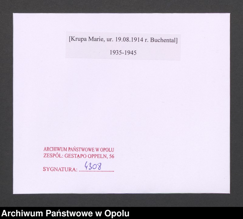 image.from.unit.number "[Krupa Marie, ur. 19.08.1914 r. Buchental]"