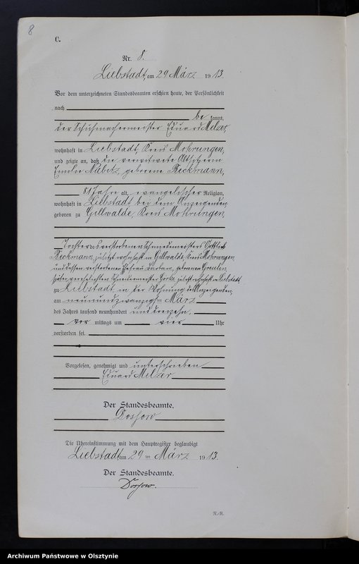 image.from.unit.number "Sterbe-Neben-Register Nr 1 - 47"