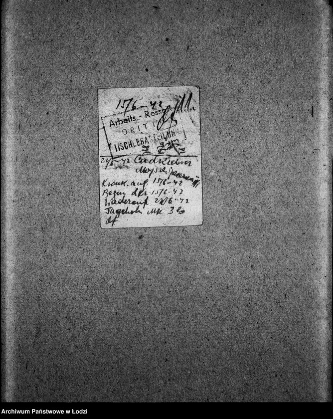 Obraz 14 z jednostki "Tischler-Abteilung [Zasiłki chorobowe dla pracowników wydziału, listy pracowników, zaświadczenia lekarskie]"