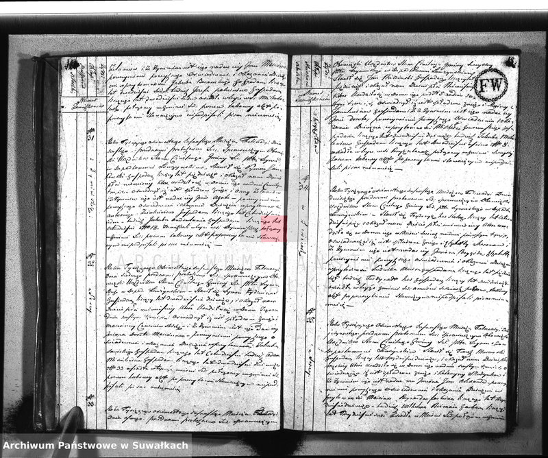 image.from.unit.number "Akta urzędnika stanu cywilnego parafij sereyskiey urodzonych od 1-go stycznia 1816 aż do ostatniego grudnia"