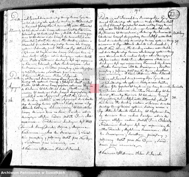 image.from.unit.number "Księga duplikat akt urodzonych, zaślubionych i umarłych w parafij Święto Jeziory, obwodzie sejneńskim, gubernij augustowskiey z roku 1840"