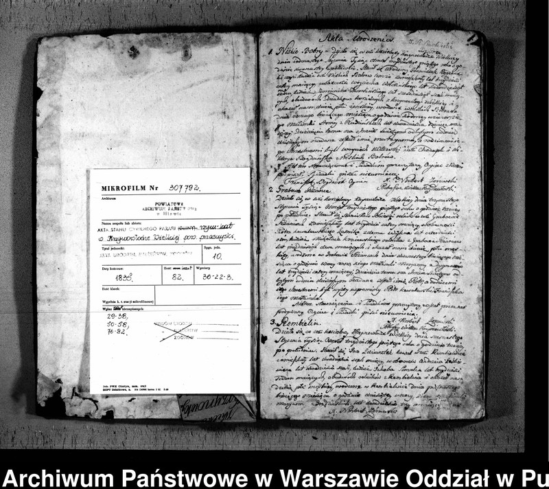 image.from.unit.number "Akta urodzeń, małżeństw i zgonów"
