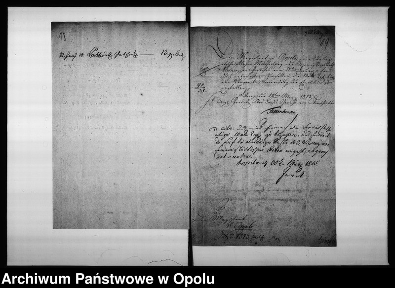 Obraz 20 z jednostki "Acta des Magistrats zu Oppeln betreffend die verweigerte Zahlung der Communal Beiträge des Cammer Commissions Raths Wiesner Vol: I"