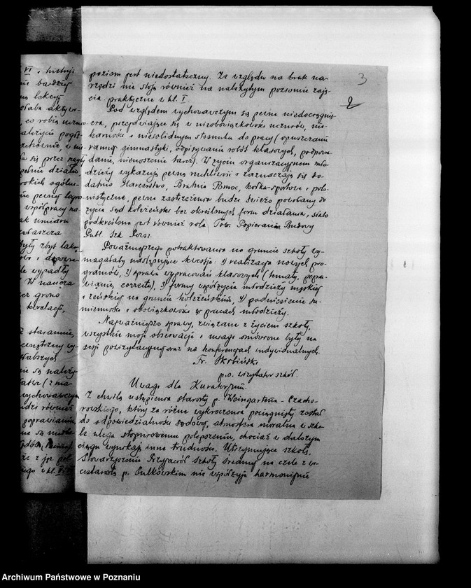 Obraz 7 z jednostki "Prywatne Gimnazjum Koedukacyjne Stowarzyszenie Przyjaciół Szkoły Średniej w Koninie [sprawozdania powizytacyjne]"