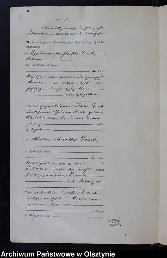 image.from.unit.number "Heirats-Neben-Register Nr 1-20"