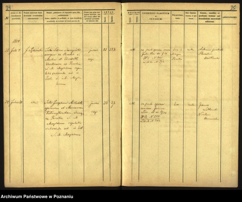 Obraz 15 z jednostki "Księga małżeństw"