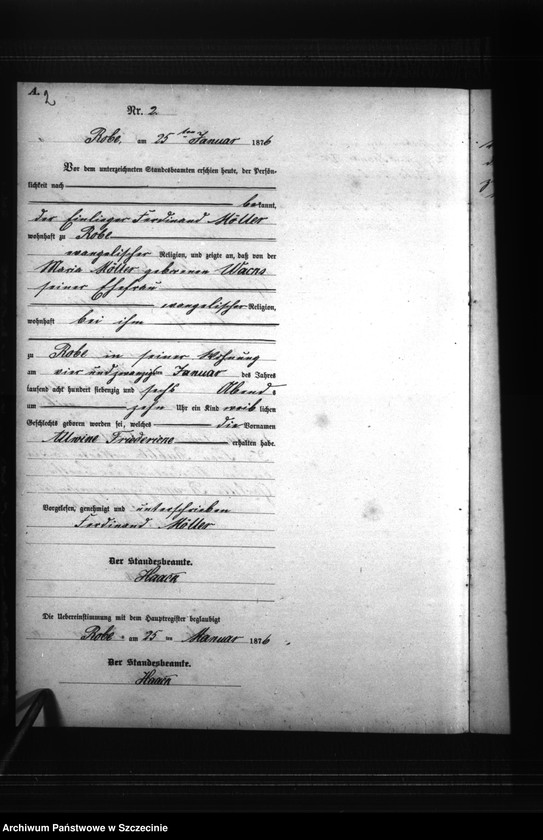 Obraz 5 z jednostki "Geburts-Register (Neben-Register)"