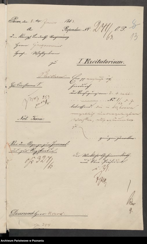 Obraz 17 z jednostki "Die in Paris bei Mitgliedern der polnischen Emigration vorgenommenen Haussuchungen."