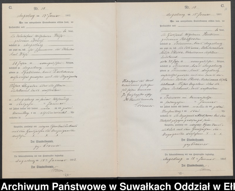 image.from.unit.number "Sterbe-Neben-Register des Preussischen Standes-Amtes Angerburg Kreis Angerburg"