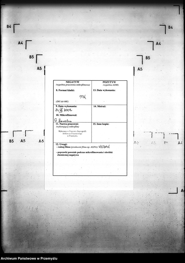 Obraz 3 z jednostki "[Kopie ksiąg metrykalnych parafii Leszczyny z filiami Bielanka, Kuńkowa (dekanat Gorlice)]"