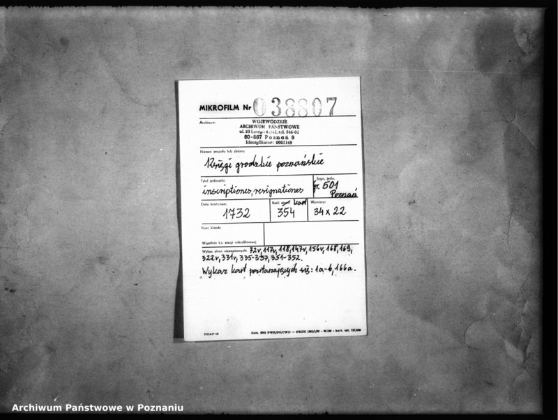 Obraz 2 z jednostki "Inscriptiones, resignationes [protocollon]"