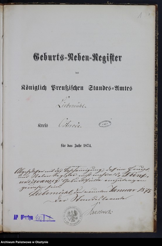 image.from.unit.number "Geburts-Neben-Register Nr 1 - 25"