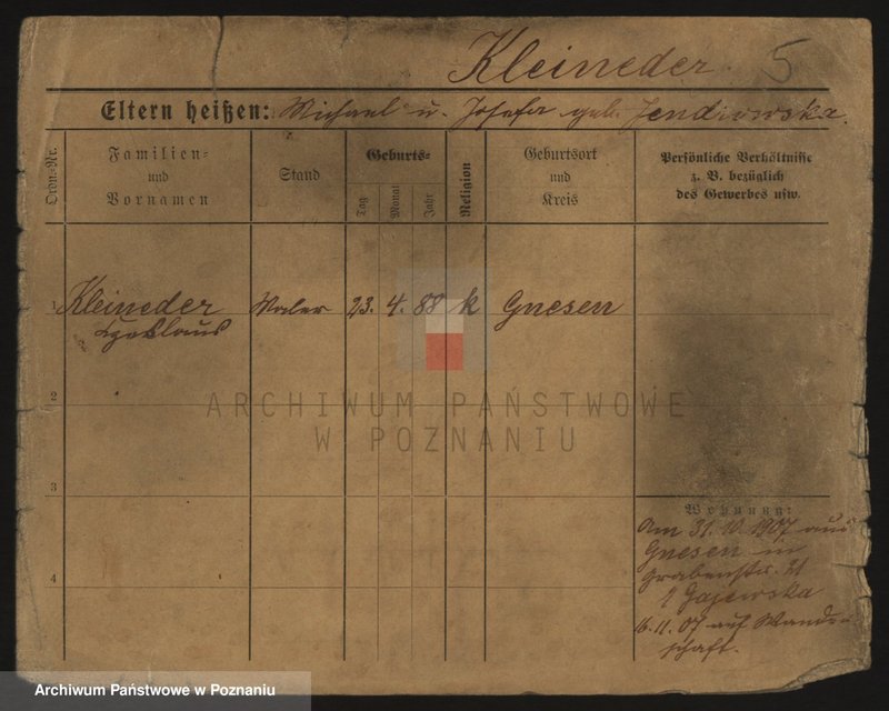 Obraz 5 z jednostki "Klajneder (Klein..) - Klapwyk"