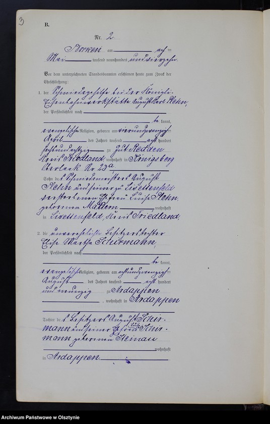 image.from.unit.number "Heirats-Neben-Register Nr 1 - 4 [ Księga małżeństw - wtóropis ]"