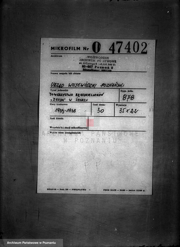 Obraz 2 z jednostki "/Towarzystwo Rękodzielników,,Zgoda" w Żegrzu/"