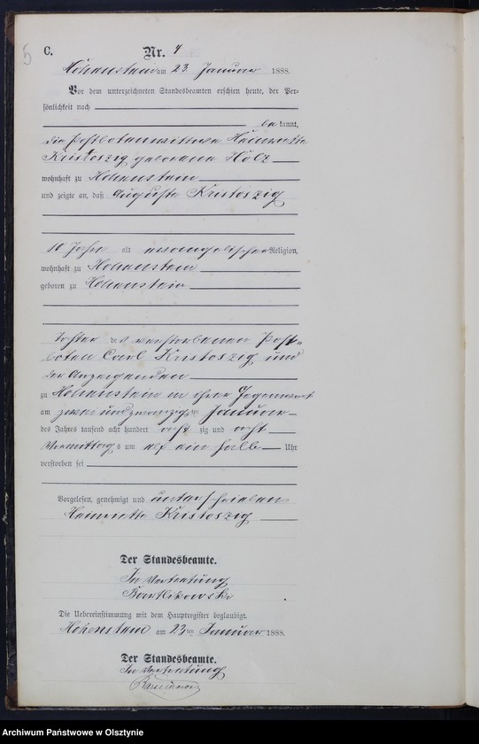 image.from.unit.number "Sterbe-Neben-Register Nr 1 - 59"