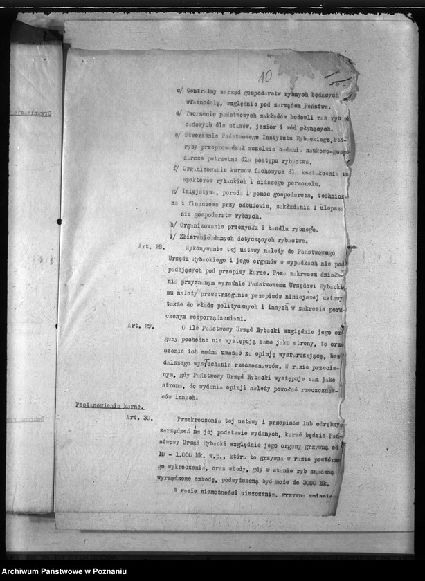 Obraz 14 z jednostki "Deleg. Departamentu Rolnictwa i D. Państw. Rybołówstwo"